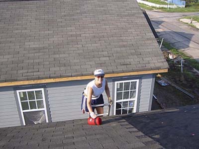 roofing at house in New Orleans