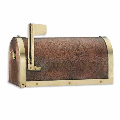 post-mount copper mailbox from good directions