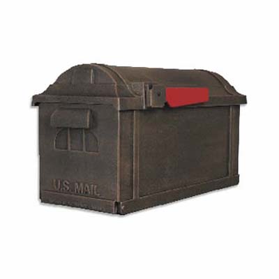 large, architectural, contemporary rust-free mailbox from special lite