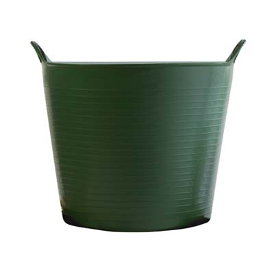 a waste bucket for gardening made by Gardener's Supply Company