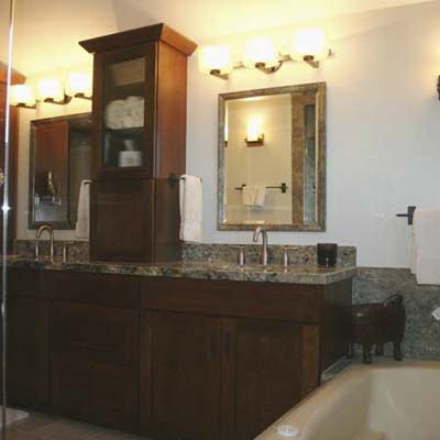 Modern Mountain Bathroom Retreat: After
