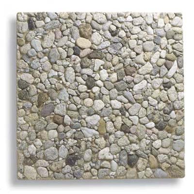 pebble finish concrete paver