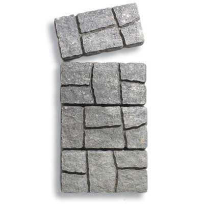 rough cobble-stone-look concrete paver