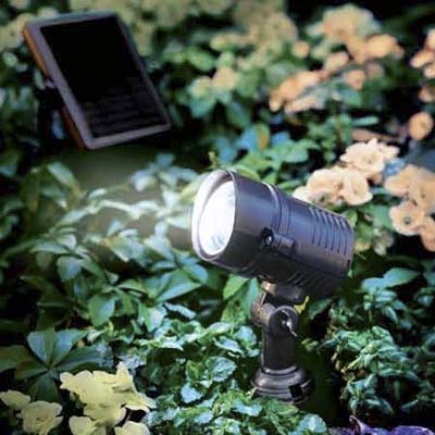 ultra-bright solar area light from gardeners supply company