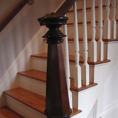 Staircase remodeled