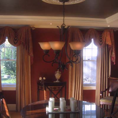 formal dining room ceiling after 