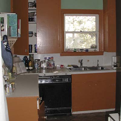 kitchen before remodel