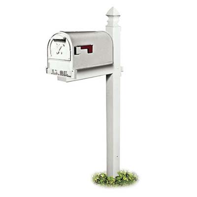 the basic model decorative mailbox post