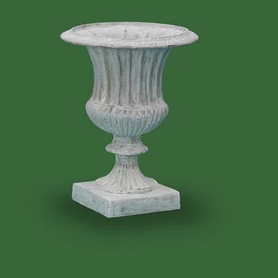 whitewashed urn by christianne
