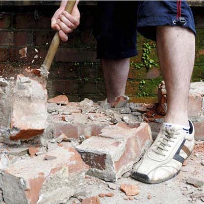 taking down a bearing wall