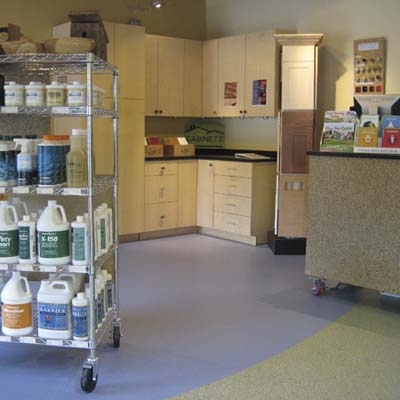 Natural Built Home green showroom