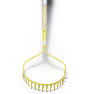 Dream Tools' crescent-shaped Groundhog rake