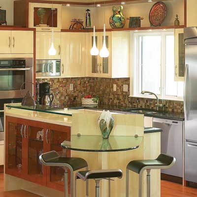 Small Kitchen Designs Photo Gallery on Small Kitchens  From The National Kitchen   Bath Association  S Design