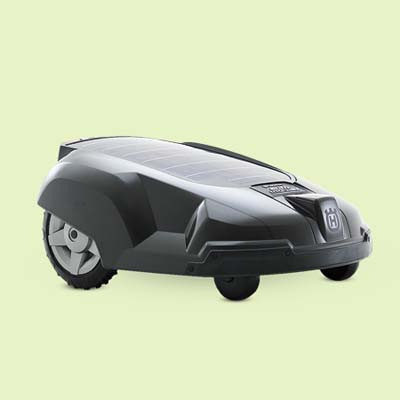 solar-powered robotic lawn mower