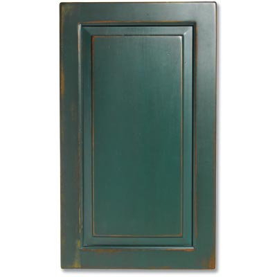 example of a raised panel kitchen cabinet door