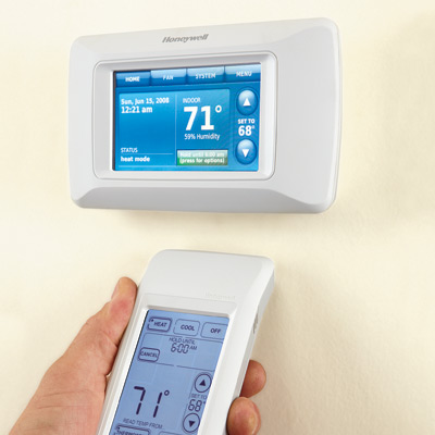hand programming thermostat