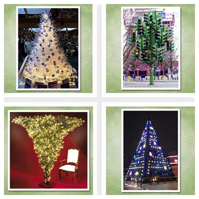 crazy and kooky christmas trees