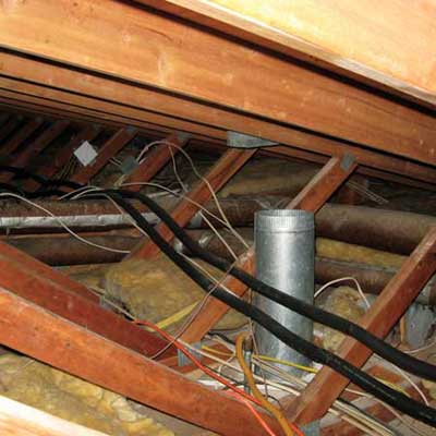 roof vent that ends in the attic
