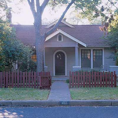 outdated bungalow house