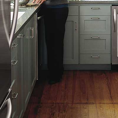 cabinets made from local wood
