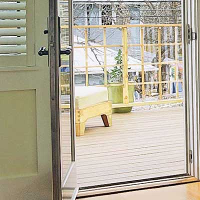 bedroom door to outdoor deck