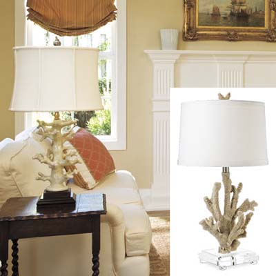 coral lamp updates colonial living room