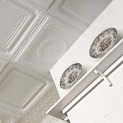 bracketed shelf running along the top of the old stove wall in this remodeled kitchen