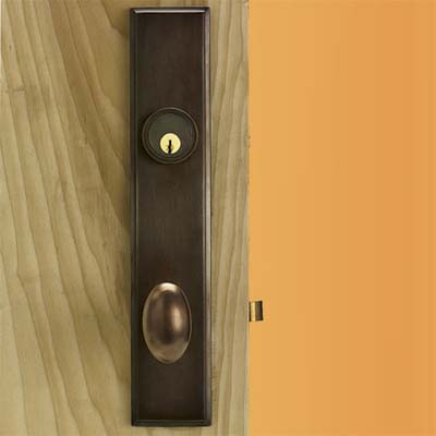 forged brass with oil rubbed bronze finished knob style handle