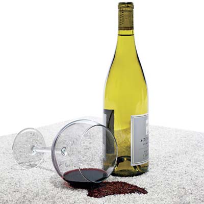 white wine removes red wine stain on carpet
