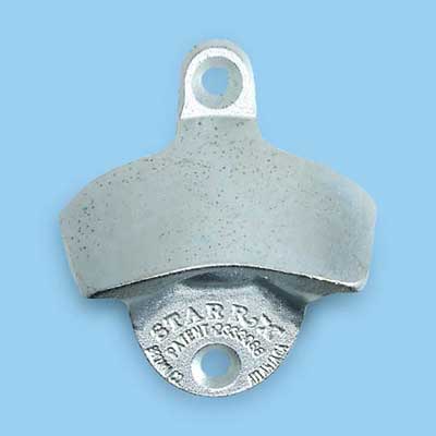 the Wall Mount Bottle Opener which can be screwed into a bar cart