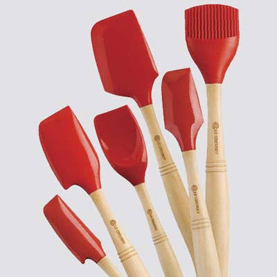 silicone spatula set from sur la table