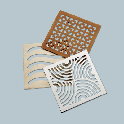 drain covers with cut outs by the department of great details