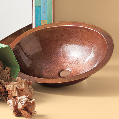 recycled copper basin