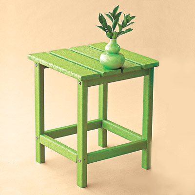 recycled all weather table