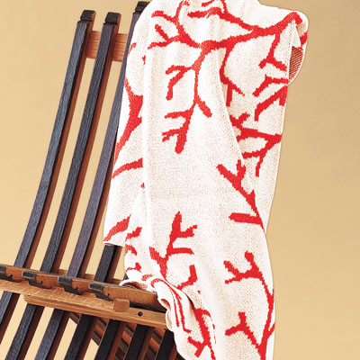 recycled cotton throw