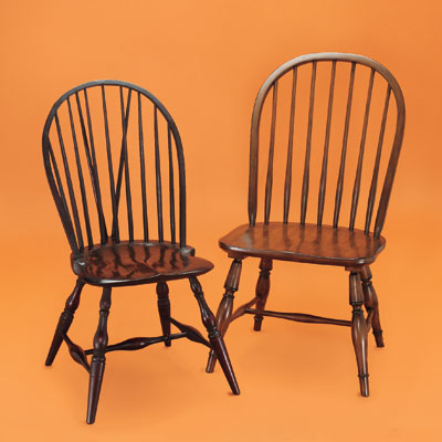 windsor side chairs from the windsor chair shop and pottery barn