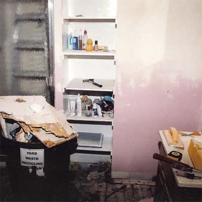 bathroom under construction