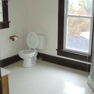 bare bathroom