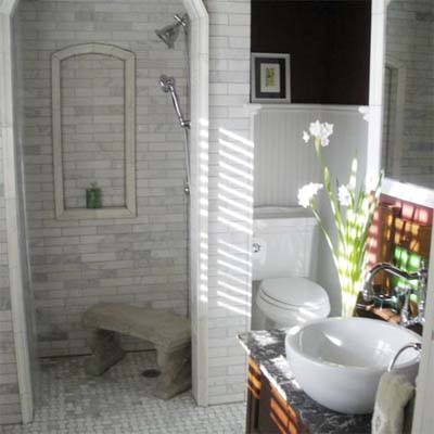 spa like bathroom