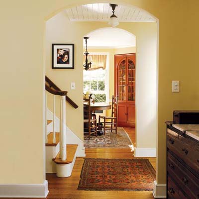 center hall and dining room of 2010 reader remodel winner after remodel
