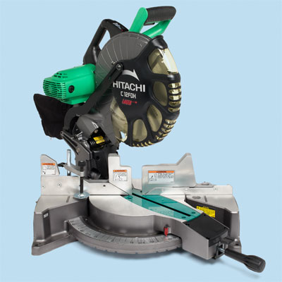 compound miter saw by Hitachi to compare for tool test