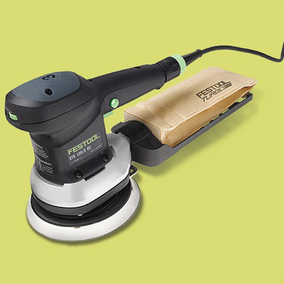 a Festool random orbit sander