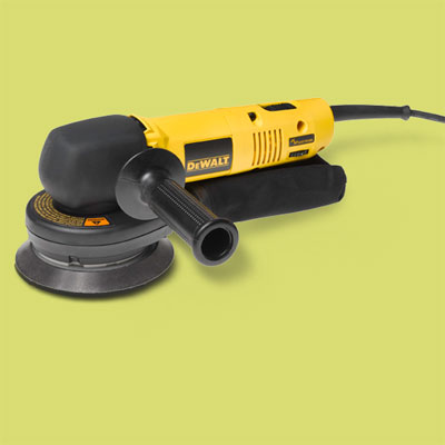 a DeWalt random orbit sander
