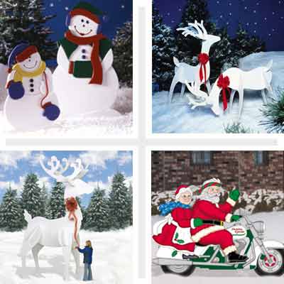 Outdoor Wooden Christmas Yard Decorations Patterns