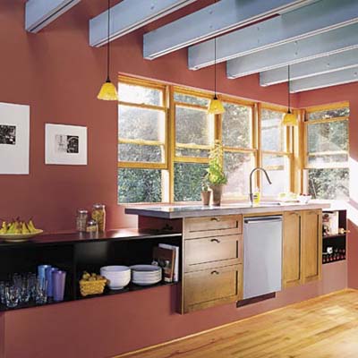 kitchen in eco-home