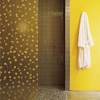 shower in eco-home