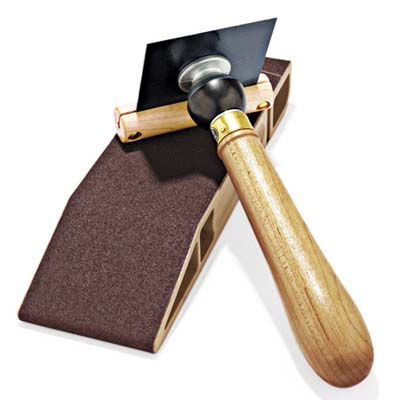 hand tool - scraper and sanding block