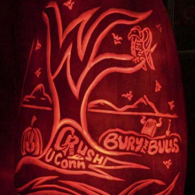 pumpkin carvings; jack-o-lanterns