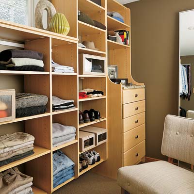 example of laminate used on shelving