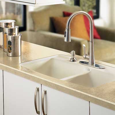 example of new sink for laminates